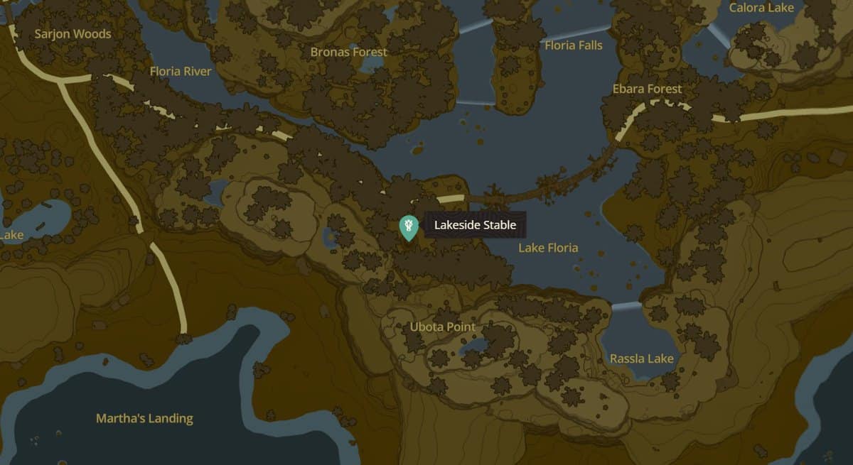 Zelda: Luoghi e mappe delle scuderie di Tears Of The Kingdom