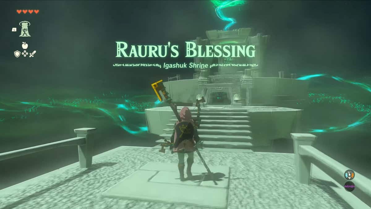 Zelda: Soluzione del Santuario di Igashuk di Tears Of The Kingdom