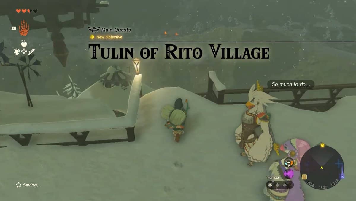 Zelda: Tears Of The Kingdom Rito Village Posizione