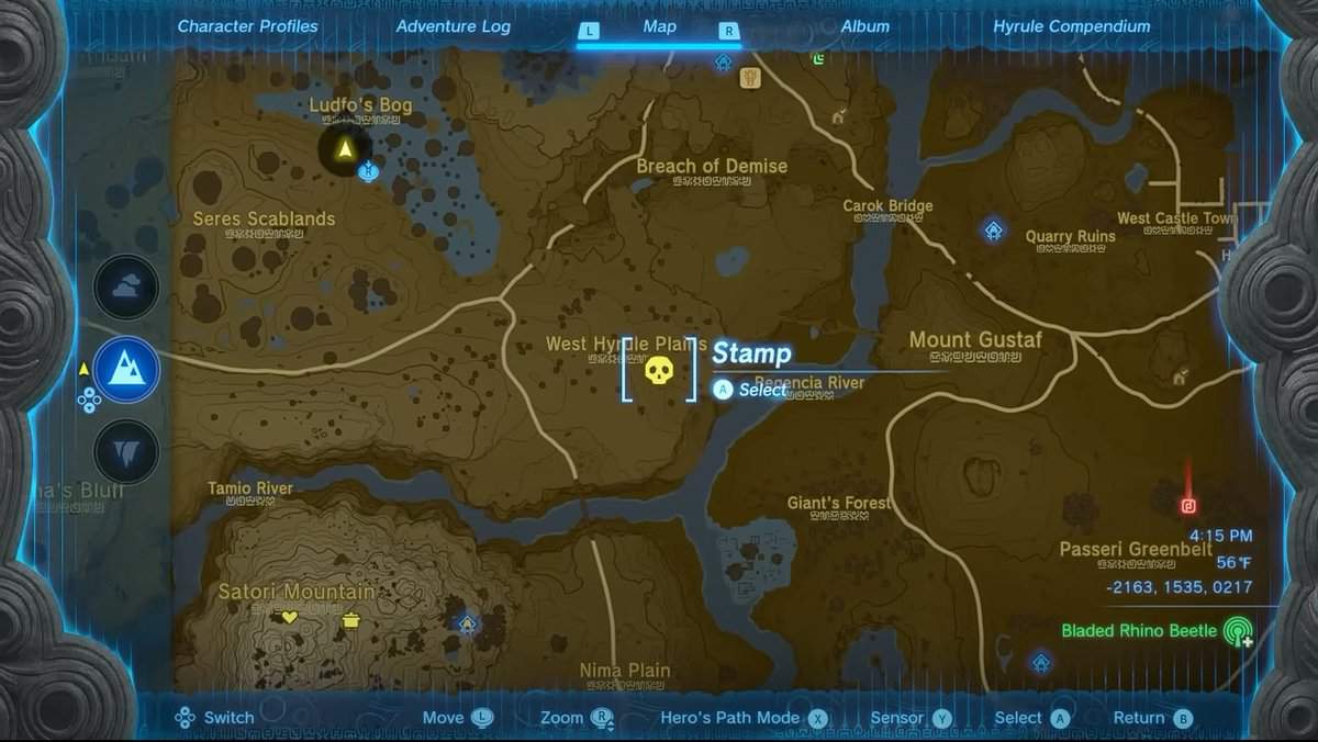 Zelda: Tears Of The Kingdom Lynel Posizioni