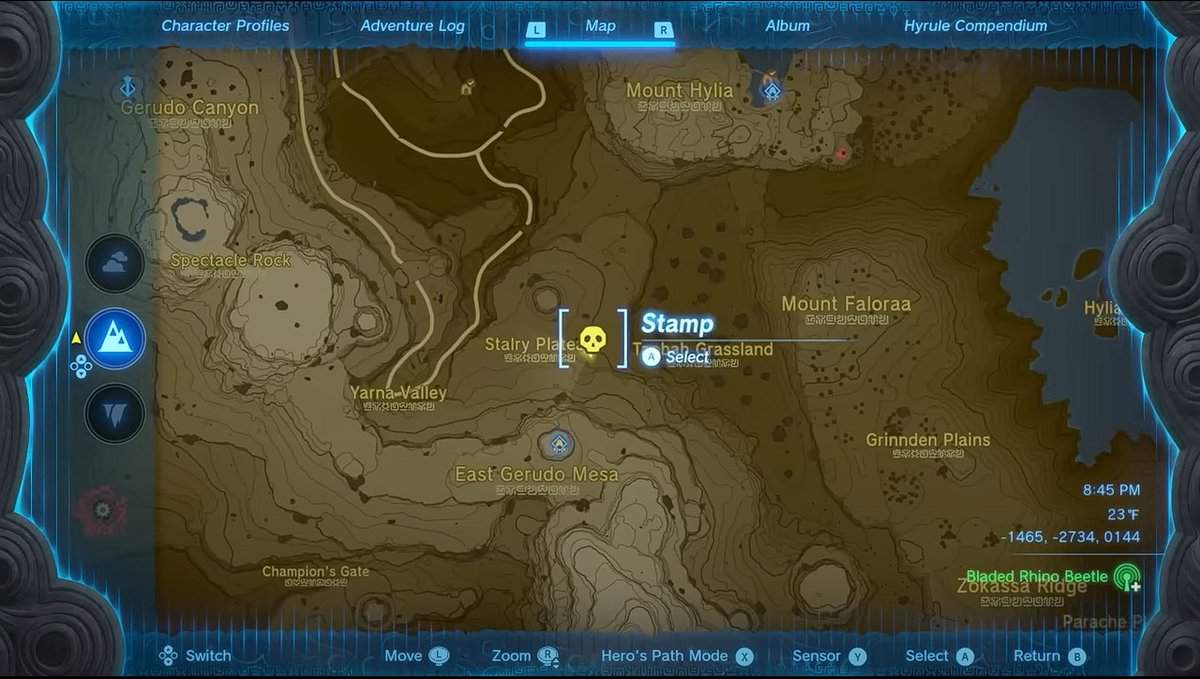 Zelda: Tears Of The Kingdom Lynel Posizioni