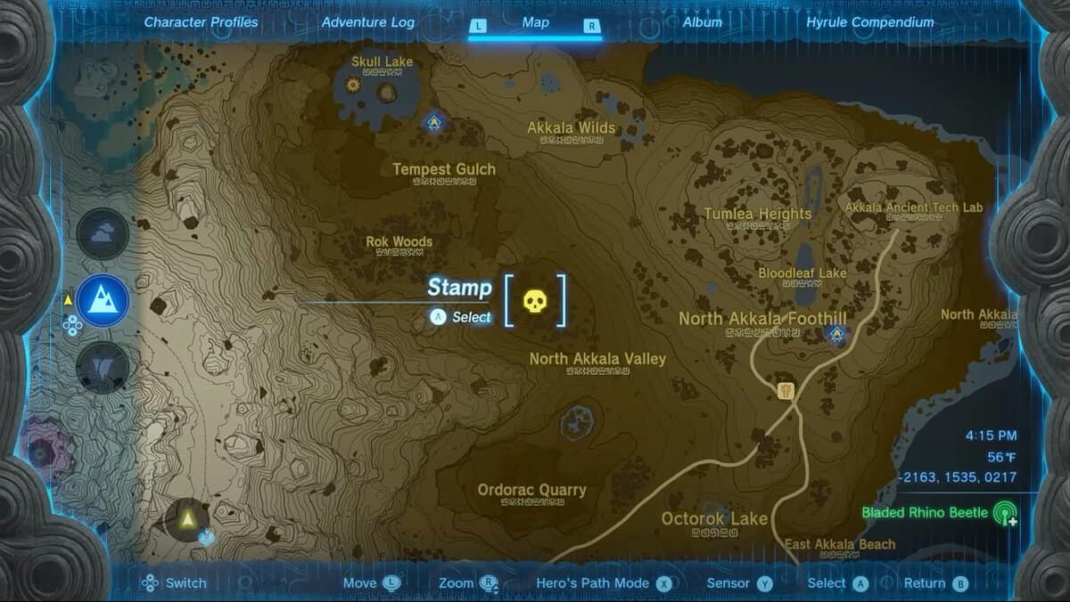 Zelda: Tears Of The Kingdom Lynel Posizioni