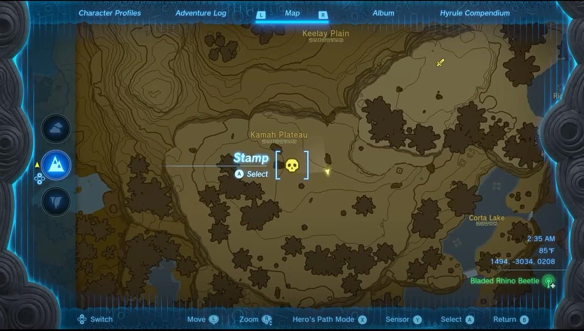 Zelda: Tears Of The Kingdom Lynel Posizioni