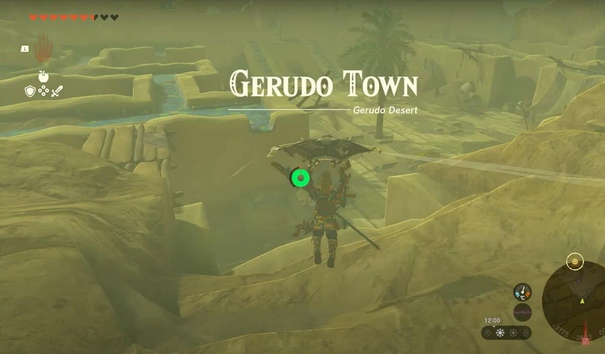 Zelda: Tears Of The Kingdom Posizione della città di Gerudo