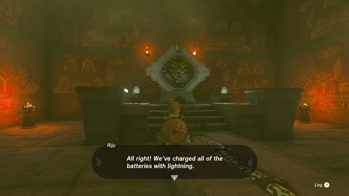 Come caricare le batterie del Tempio del fulmine in Zelda: TotK
