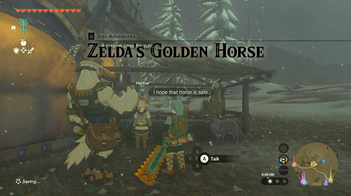 Come ottenere il cavallo d'oro in Zelda: Tears Of The Kingdom