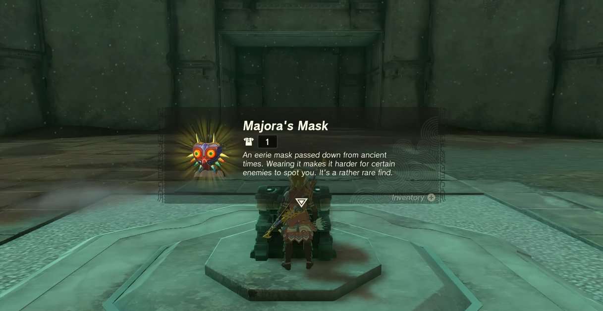 Posizione della maschera di Zelda: Tears Of The Kingdom Majora