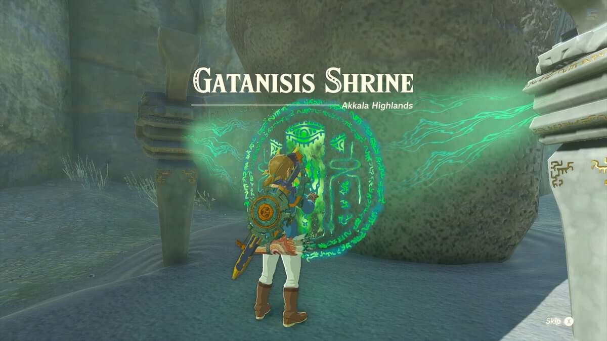 Zelda: Tears Of The Kingdom The Gatanisis Shrine Soluzione