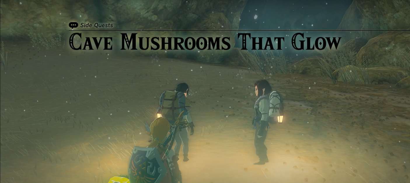 Zelda: Tears Of The Kingdom Cave Mushrooms That Glow Soluzione