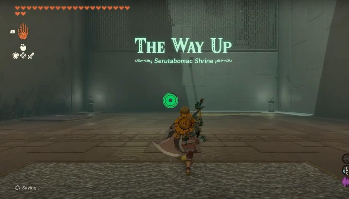 Soluzione Zelda: Tears Of The Kingdom Serutabomac Shrine