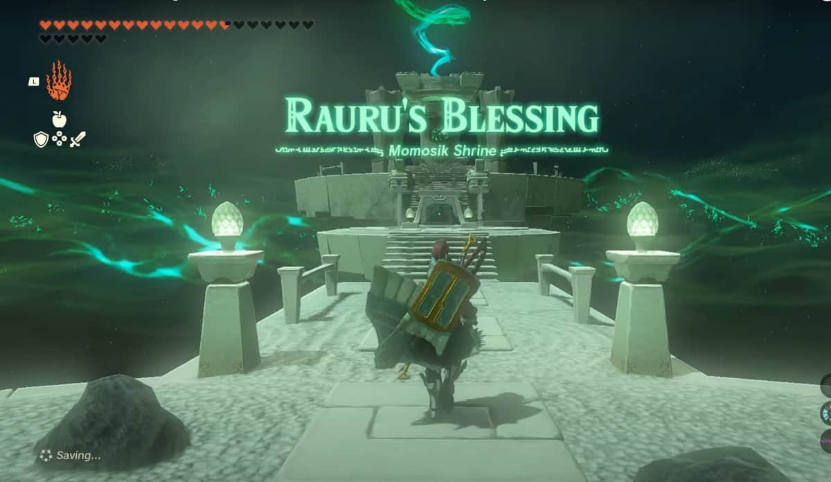 Soluzione di Zelda: Tears of the Kingdom Momosik Shrine