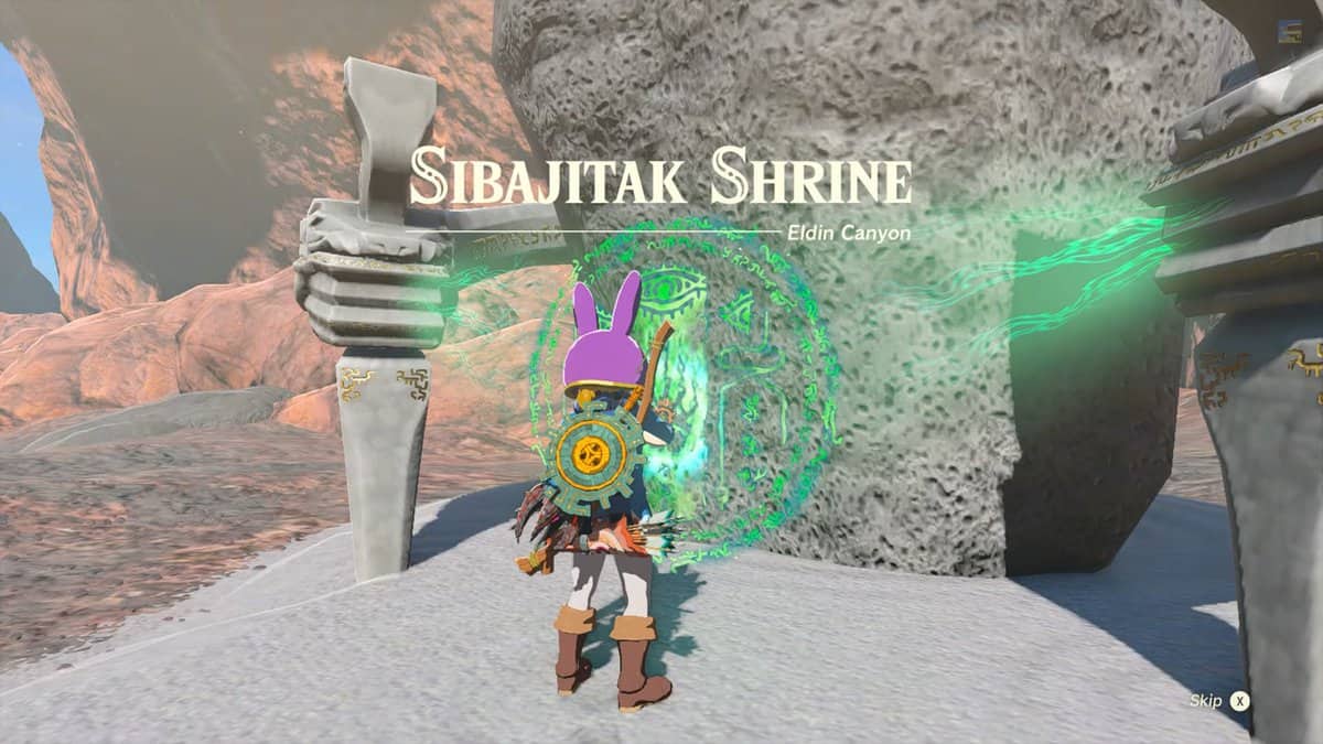Soluzione Zelda: Tears Of The Kingdom Sibajitak Shrine