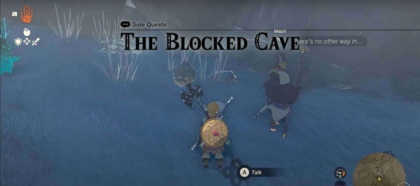 Zelda: Tears Of The Kingdom The Blocked Cave Soluzione