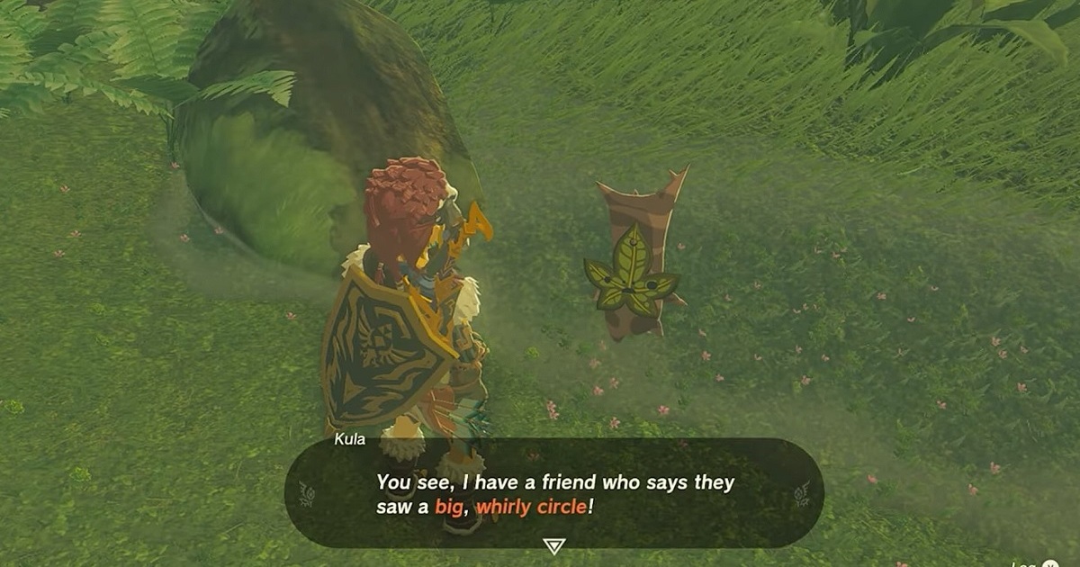 Zelda: Tears of the Kingdom Whirly Swirly Things Soluzione: cosa vuole che Kula fotografi?