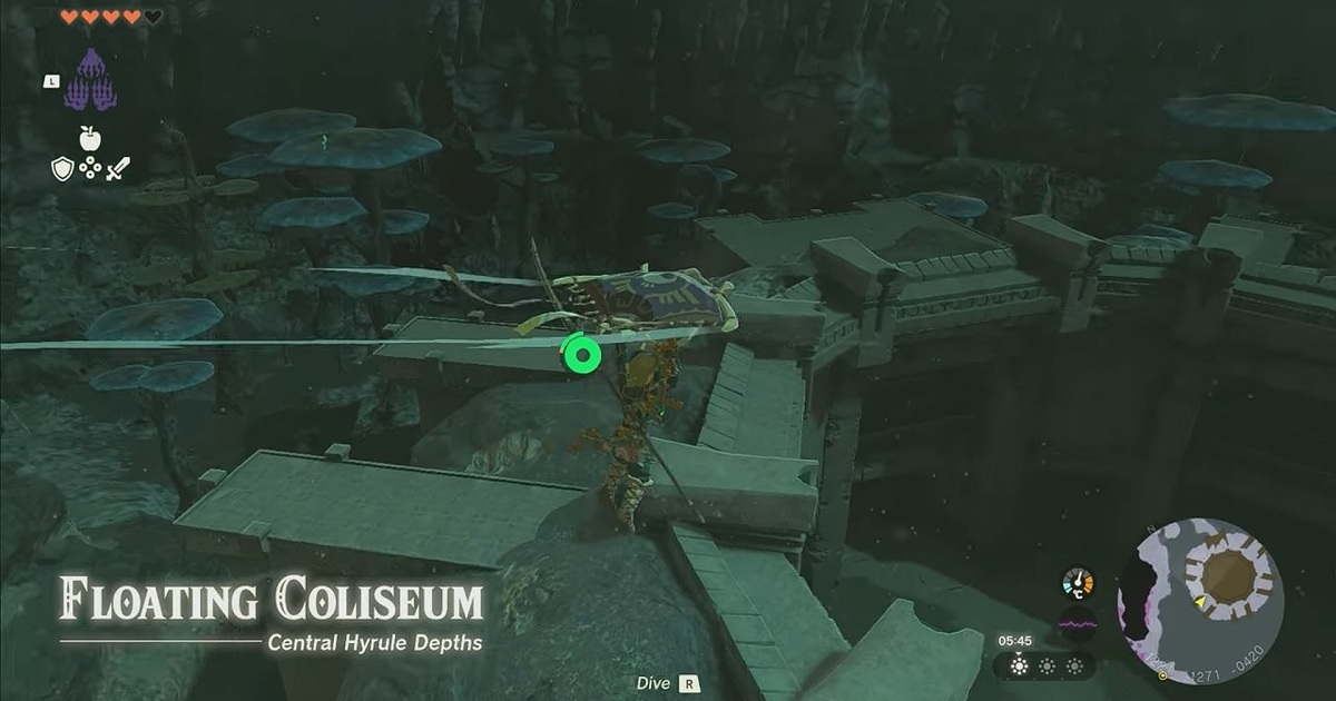 Zelda: Tears of the Kingdom Floating Coliseum Posizione: come raggiungere il Colosseo
