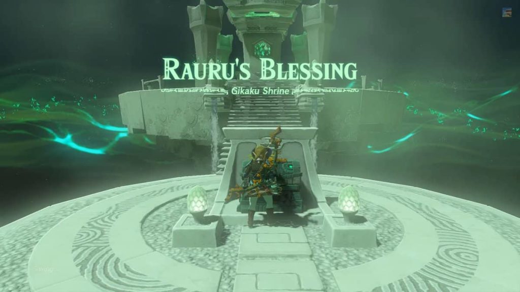 Gikaku Shrine in Zelda Tears Of The Kingdom