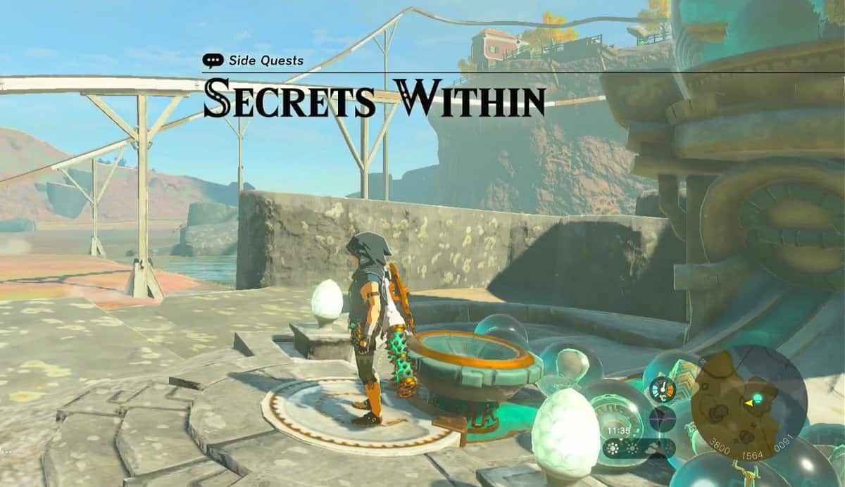 Zelda: Lacrime dei segreti del regno all'interno della soluzione