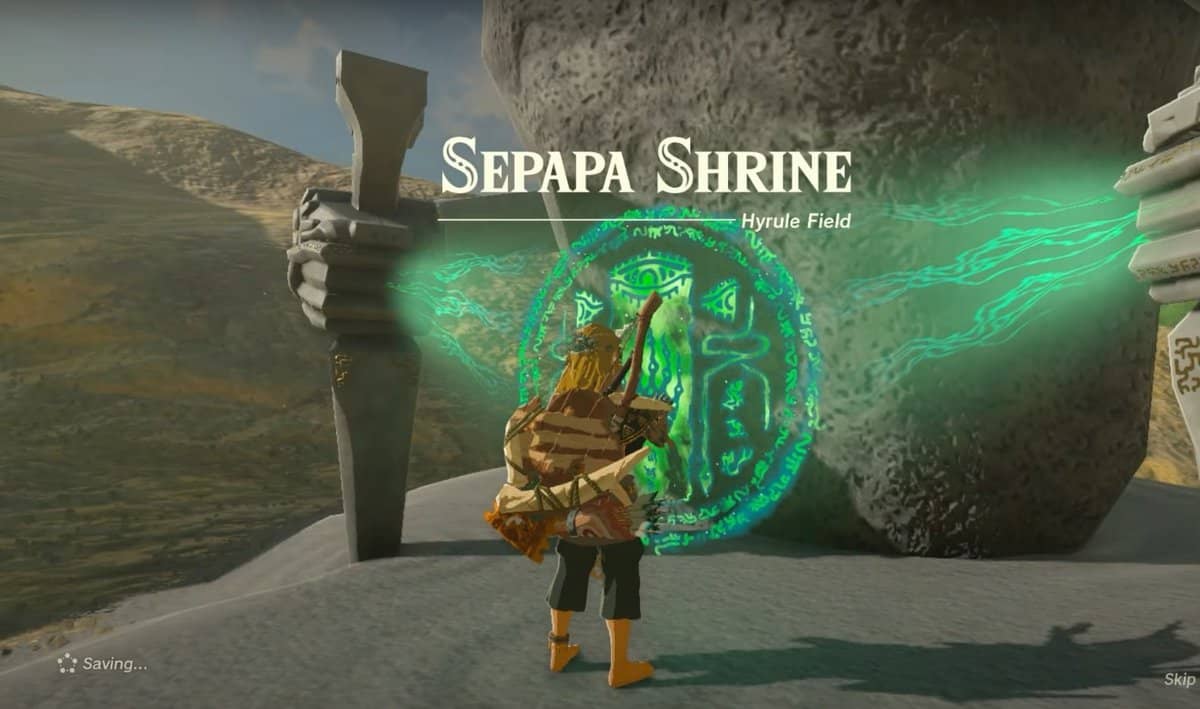 Sepapa Shrine in Zelda Tears of the Kingdom