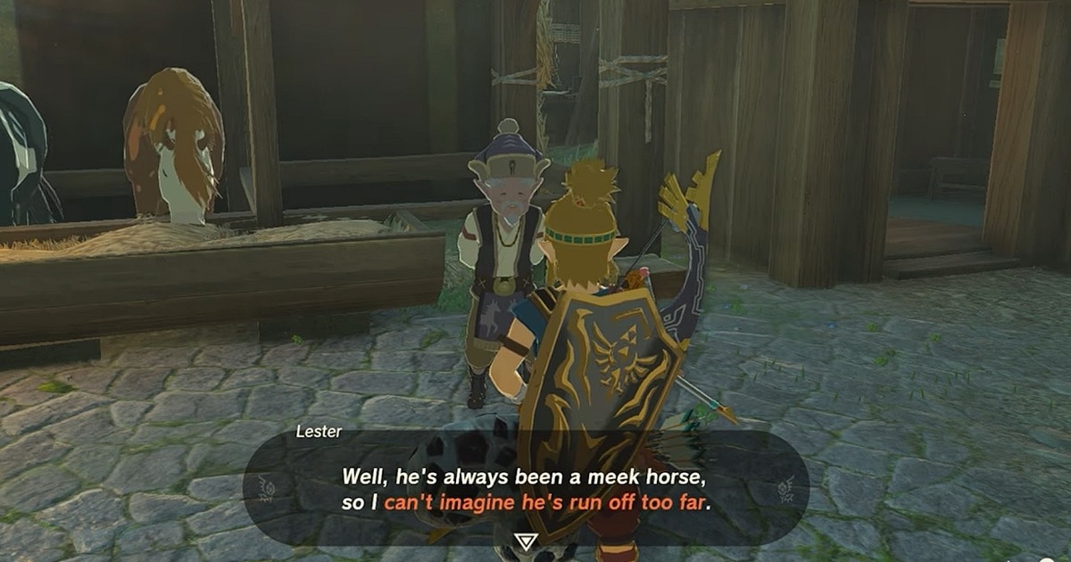 Zelda: Tears of the Kingdom Spotting Spot: dov'è la posizione del cavallo di Lester?
