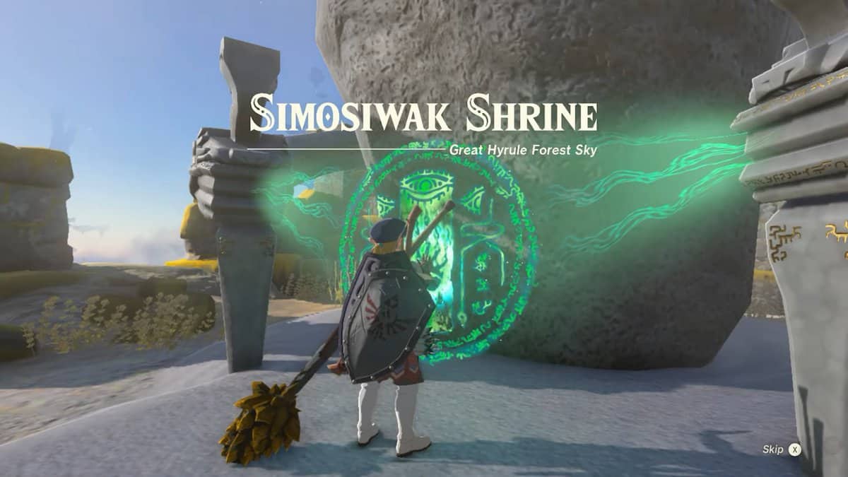 Zelda: Soluzione Tears Of The Kingdom Simosiwak Shrine
