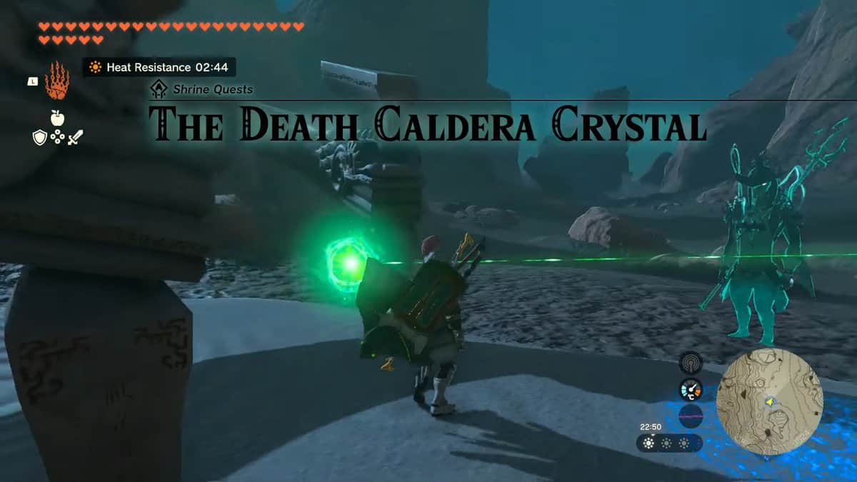 Zelda: Tears Of The Kingdom The Death Caldera Crystal Guida