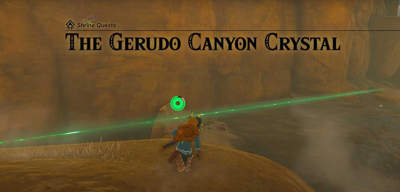Zelda: Tears Of The Kingdom The Gerudo Canyon Crystal Guide