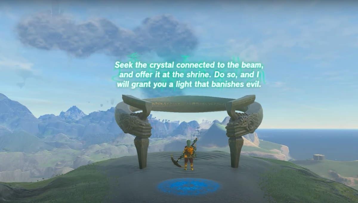 Ride the Giant Horse Shrine Quest in Zelda TotK