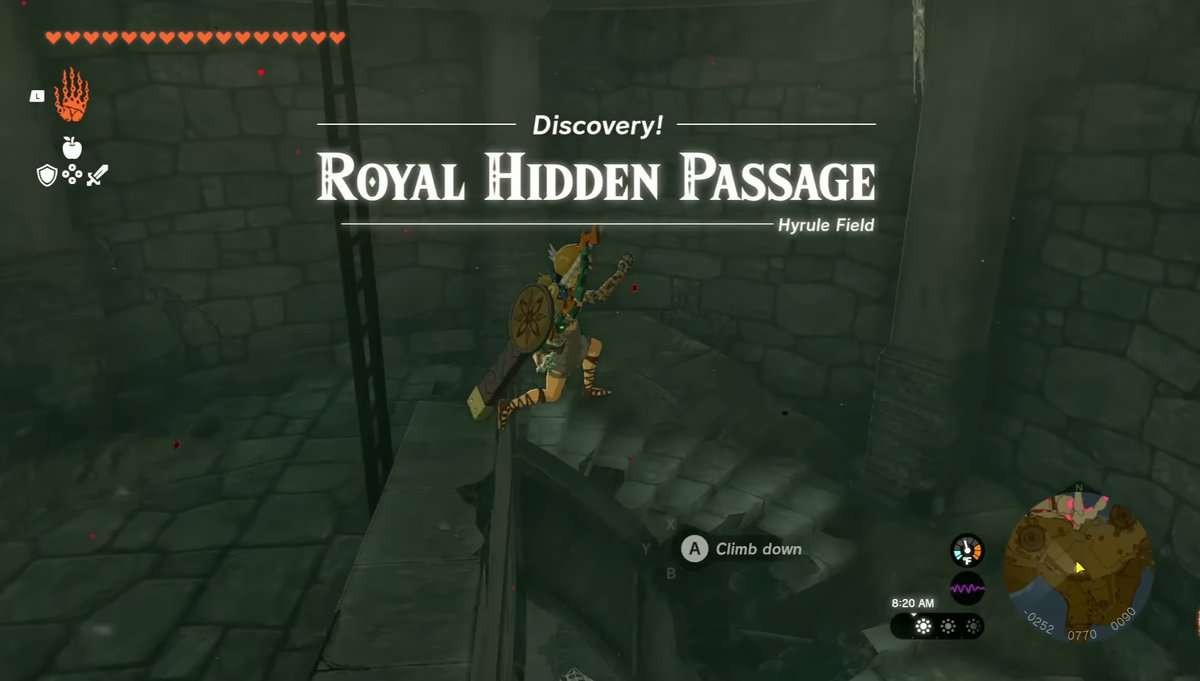 Come trovare il passaggio nascosto reale in Zelda: Tears Of The Kingdom