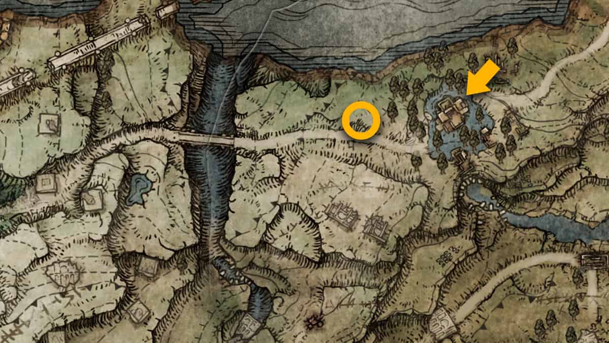 Gemellato Imposta la posizione sulla mappa in Elden Ring