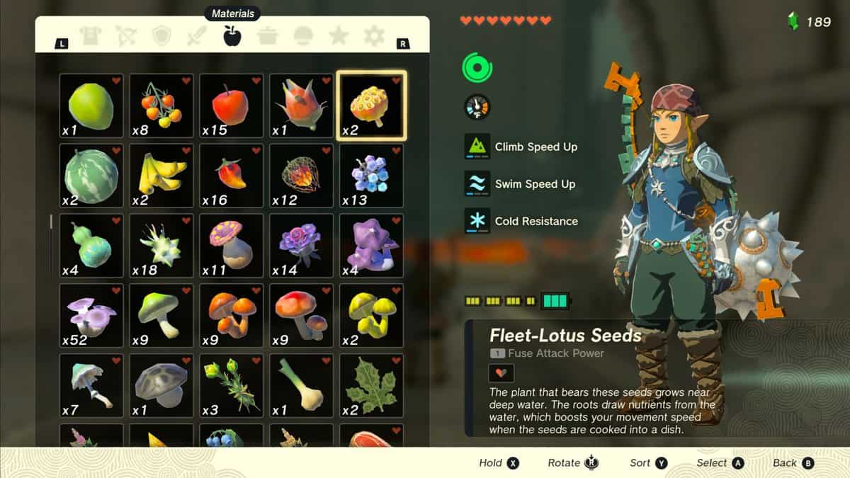 How To Get Cooking Materials In Zelda: Tears Of The Kingdom