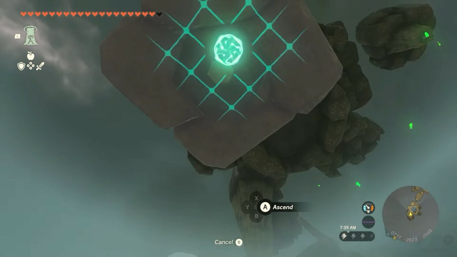 Come raggiungere la fine delle isole Thunderhead in Zelda: TotK
