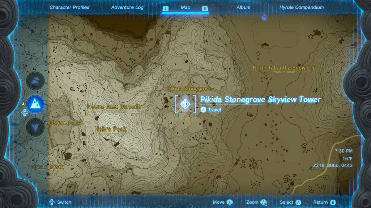 lacrime del regno pikida posizione torre stonegrove