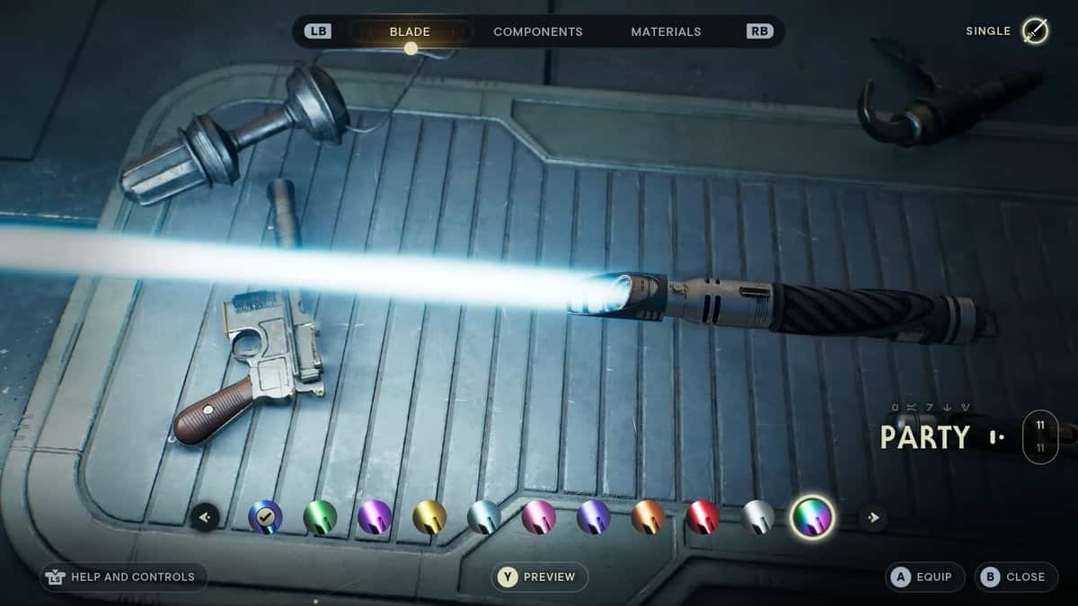 Come sbloccare la spada laser da festa in Star Wars Jedi: Survivor