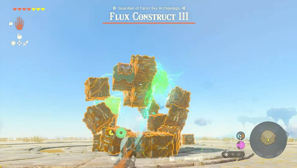 Come sconfiggere Flux Construct in Zelda: Tears Of The Kingdom