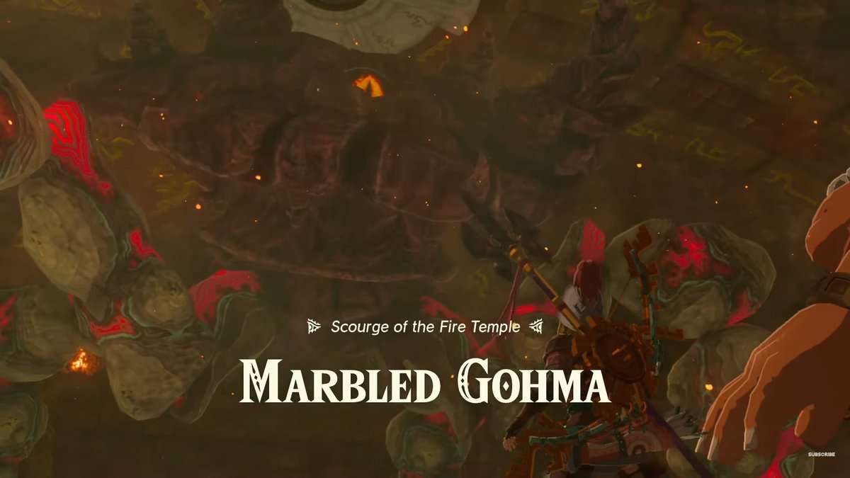 Marbled Gohma Boss in Zelda TotK