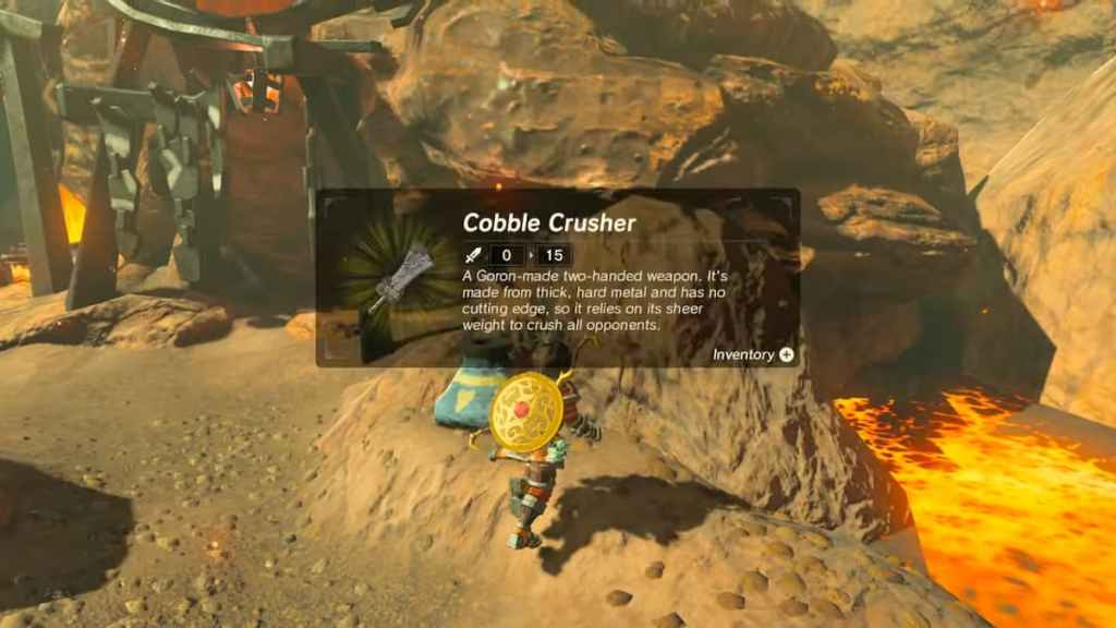 Come ottenere Cobble Crusher in Zelda: Tears of the Kingdom