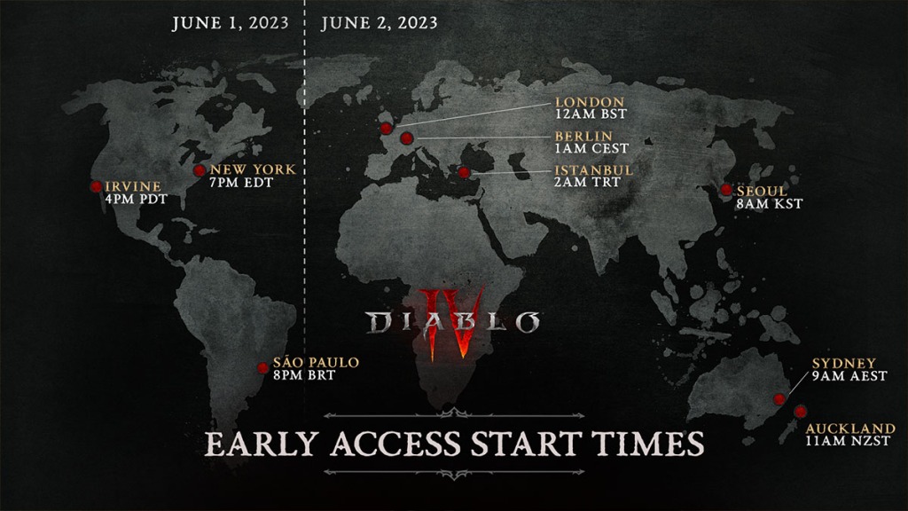 Tempi di accesso anticipato a Diablo 4