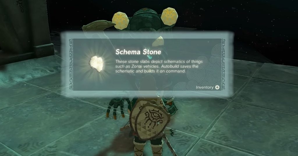 Veicoli di Zelda: Tears of the Kingdom: elenco delle posizioni dei progetti di tutte le pietre dello schema di Zonai
