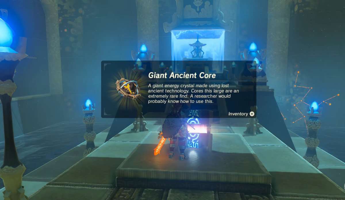 Zelda: Breath Of The Wild Giant Ancient Core Posizioni