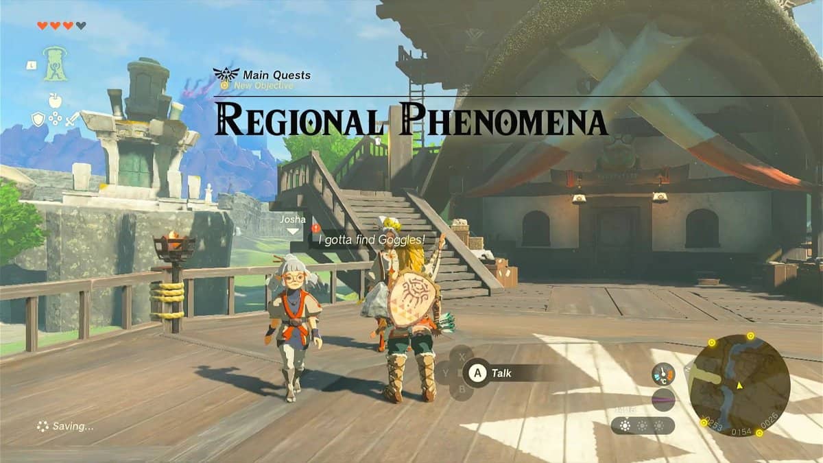 Zelda: Questline dei fenomeni regionali di Tears Of The Kingdom