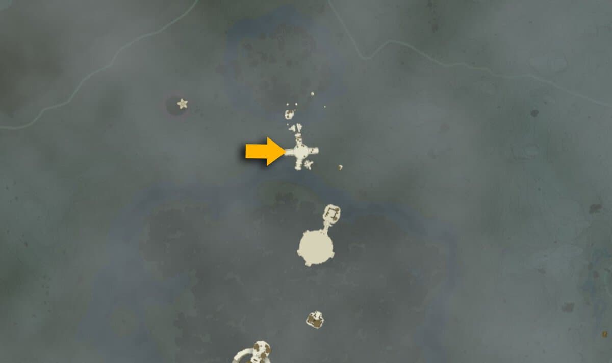 Posizione sulla mappa del Santuario Mayam in Lacrime del Regno