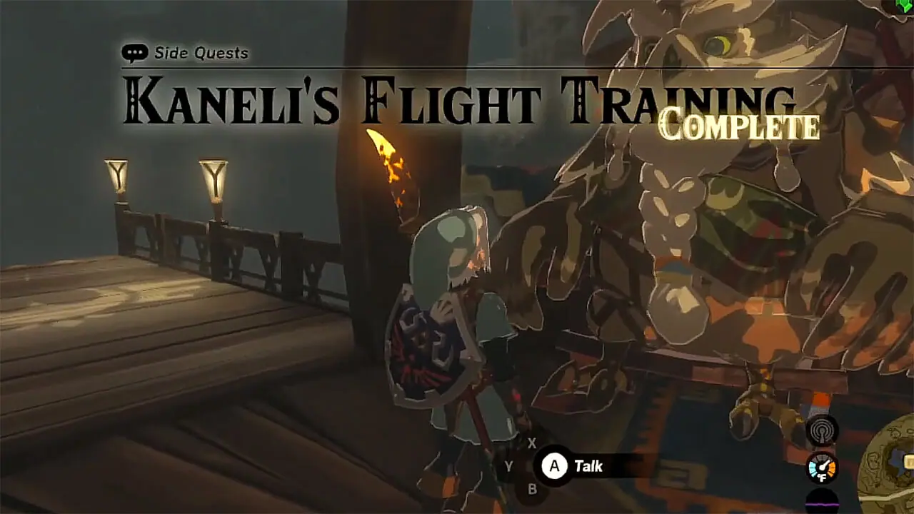 Zelda: Tears Of The Kingdom - Guida all'addestramento al volo di Kaneli