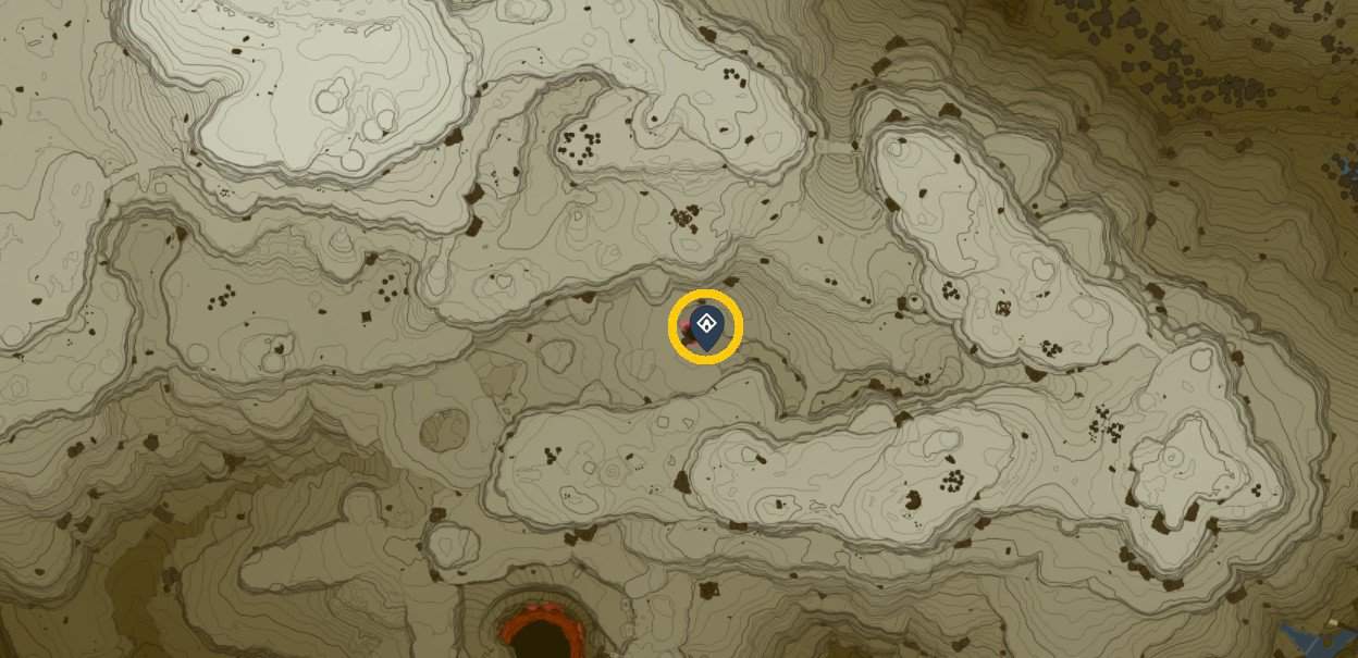 Posizione sulla mappa del Santuario di Rotsumamu in Lacrime del Regno