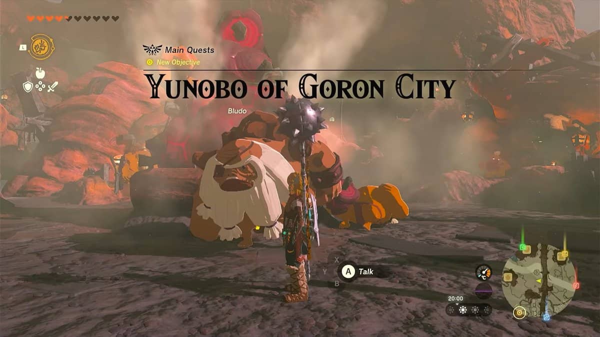 Zelda: Tears Of The Kingdom Yunobo Of Goron City Quest Guida