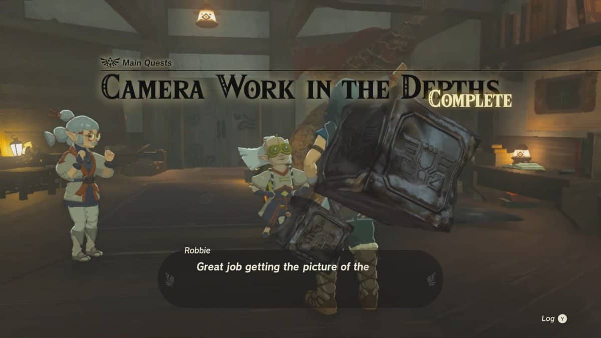 Zelda: Tears Of The Kingdom – Camera Work In The Depths Quest Guide
