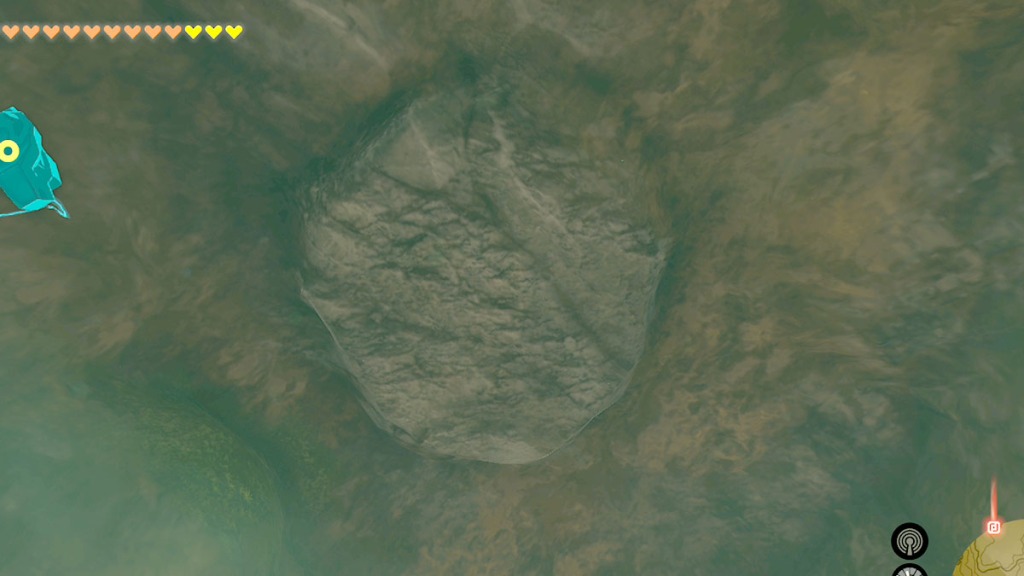 Grotte di Zelda Tears of the Kingdom in fondo alla collina