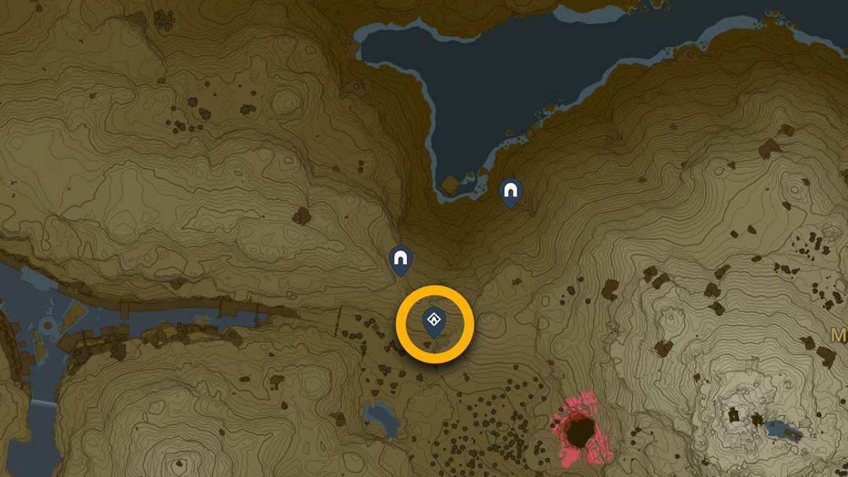 Posizione del Santuario di Jogou in Lacrime del Regno