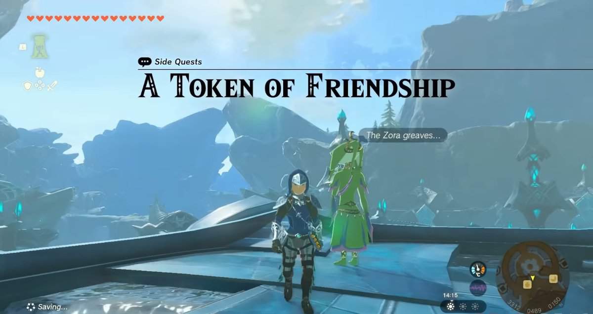 Zelda: Tears Of The Kingdom Un segno di amicizia Soluzione