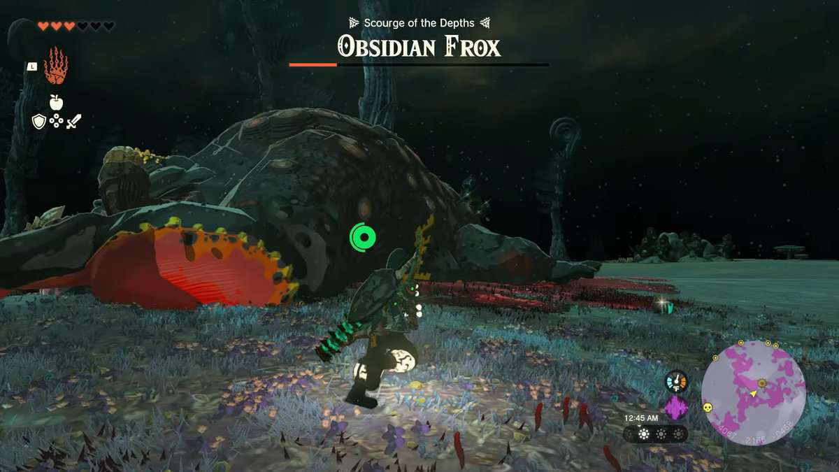 Come sconfiggere Obsidian Frox in Zelda: Tears Of The Kingdom