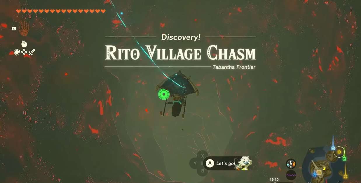 Come arrivare al Rito Village Chasm in Zelda: Tears Of The Kingdom
